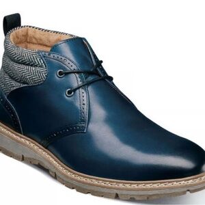 Stacy Adams Grantley Boot Mens Fashion boots Size 8 indigo Blue BRAND NEW No box
